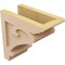 Ekena Millwork 5"W x 10"D x 10"H Classic Mayflower Rough Cedar Woodgrain TimberThane Corbel, Primed Tan CORUR05X10X10MAYRCPR - alternate 5